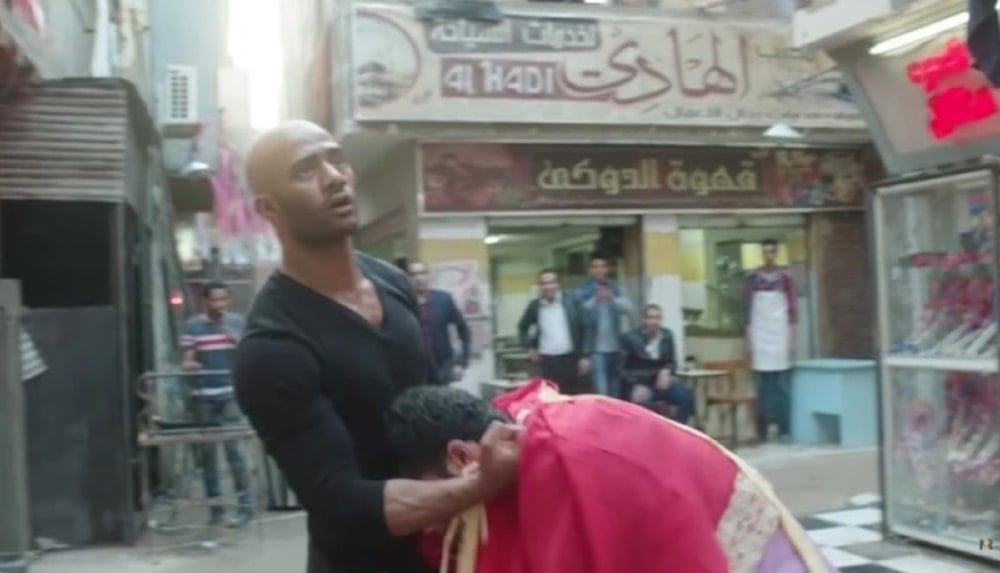 محمد رمضان في لقطة من مسلسل 