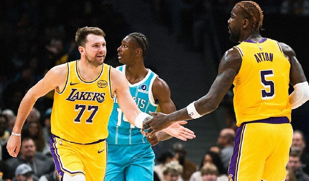 ليكرز يتفوق على الهورنتس بقيادة دونتشيتش