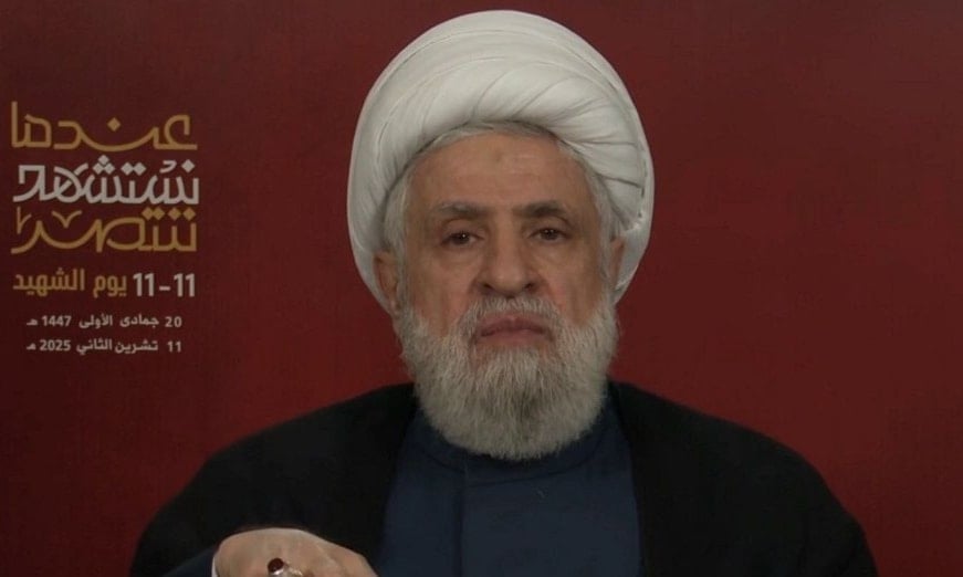  الأمين العام لحزب الله الشيخ نعيم قاسم 