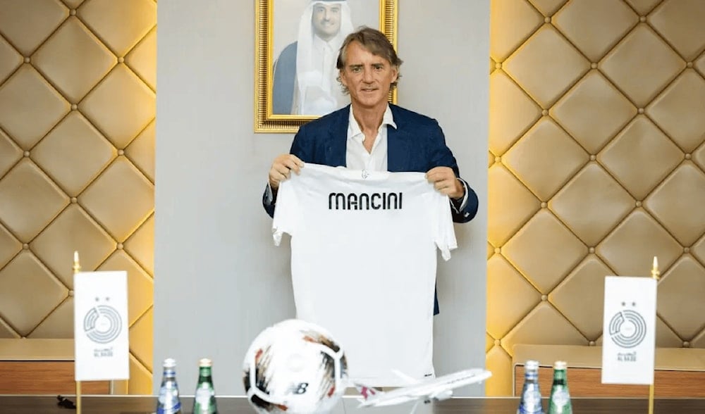 رسمياً.. روبرتو مانشيني مدرباً للسد القطري