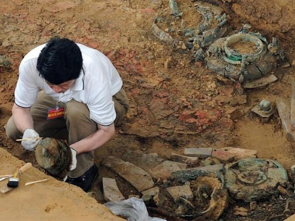 الصين: اكتشاف 573 حصناً حجرياً يعود تاريخها إلى 1000 عام قبل الميلاد