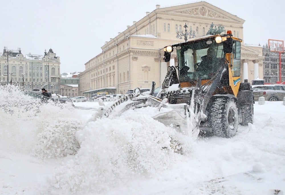 صور من الفضاء توثق أول عاصفة ثلجية فوق موسكو