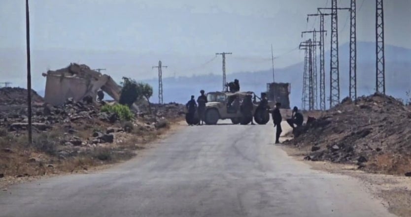 قوات إسرائيلية في ريف القنيطرة في سوريا