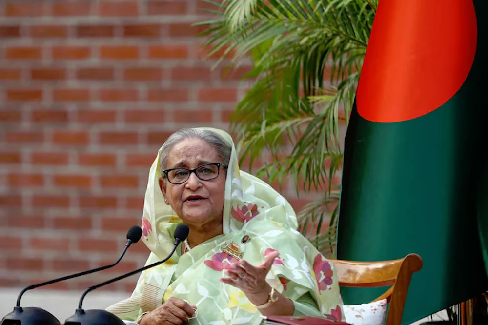  رئيسة الوزراء السابقة الشيخة حسينة (وكالات)