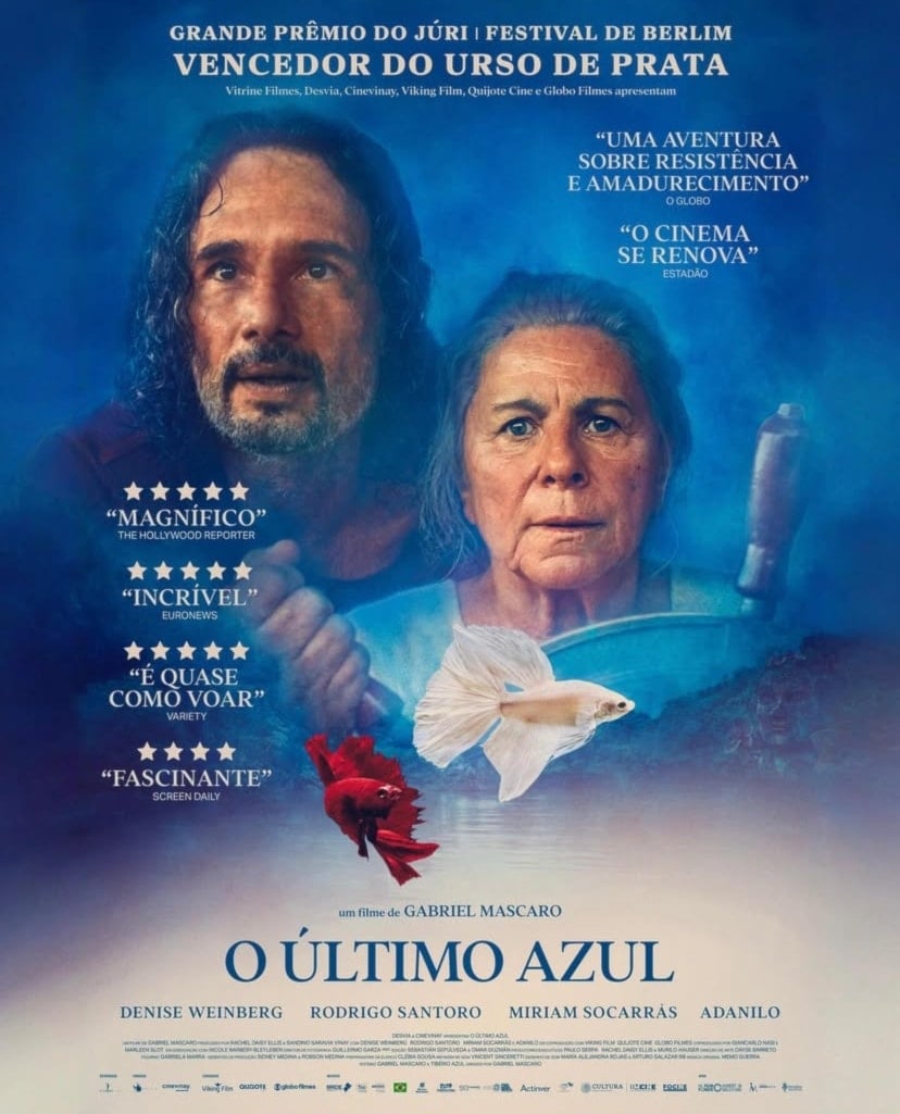 The blue trail: الملصق بالبرازيلية