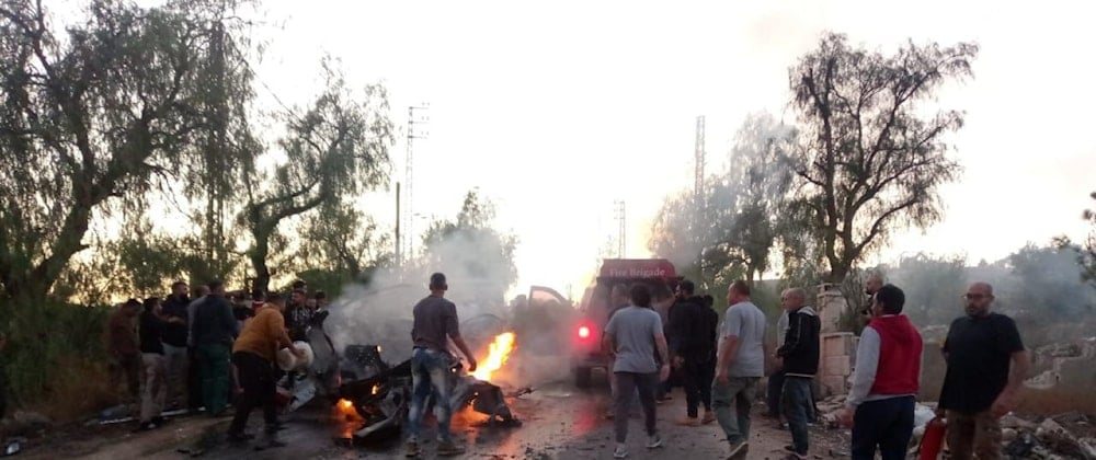 الاعتداء الإسرائيلي على بلدة بليدا جنوبي لبنان