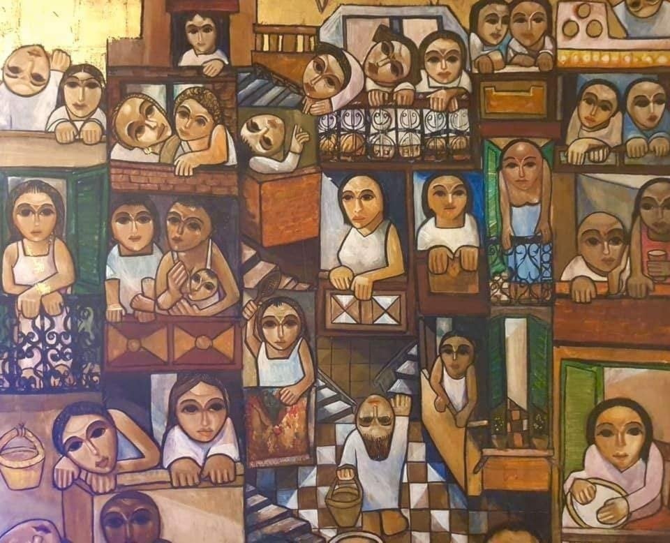 من لوحات جرجس لطفي