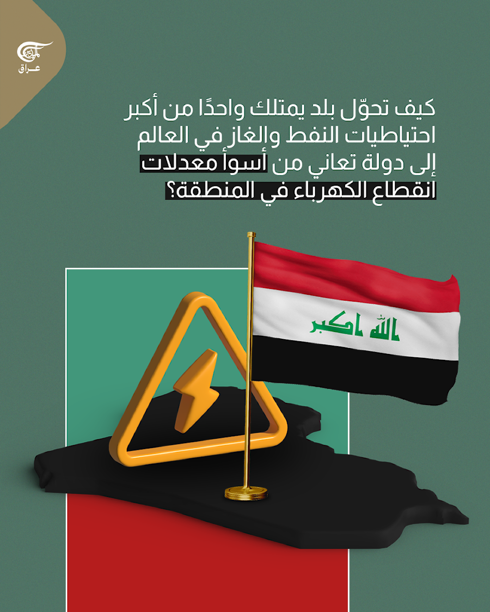 العراق بين فرصة التحوّل الطاقوي.. وشبح الأزمات المتكررة