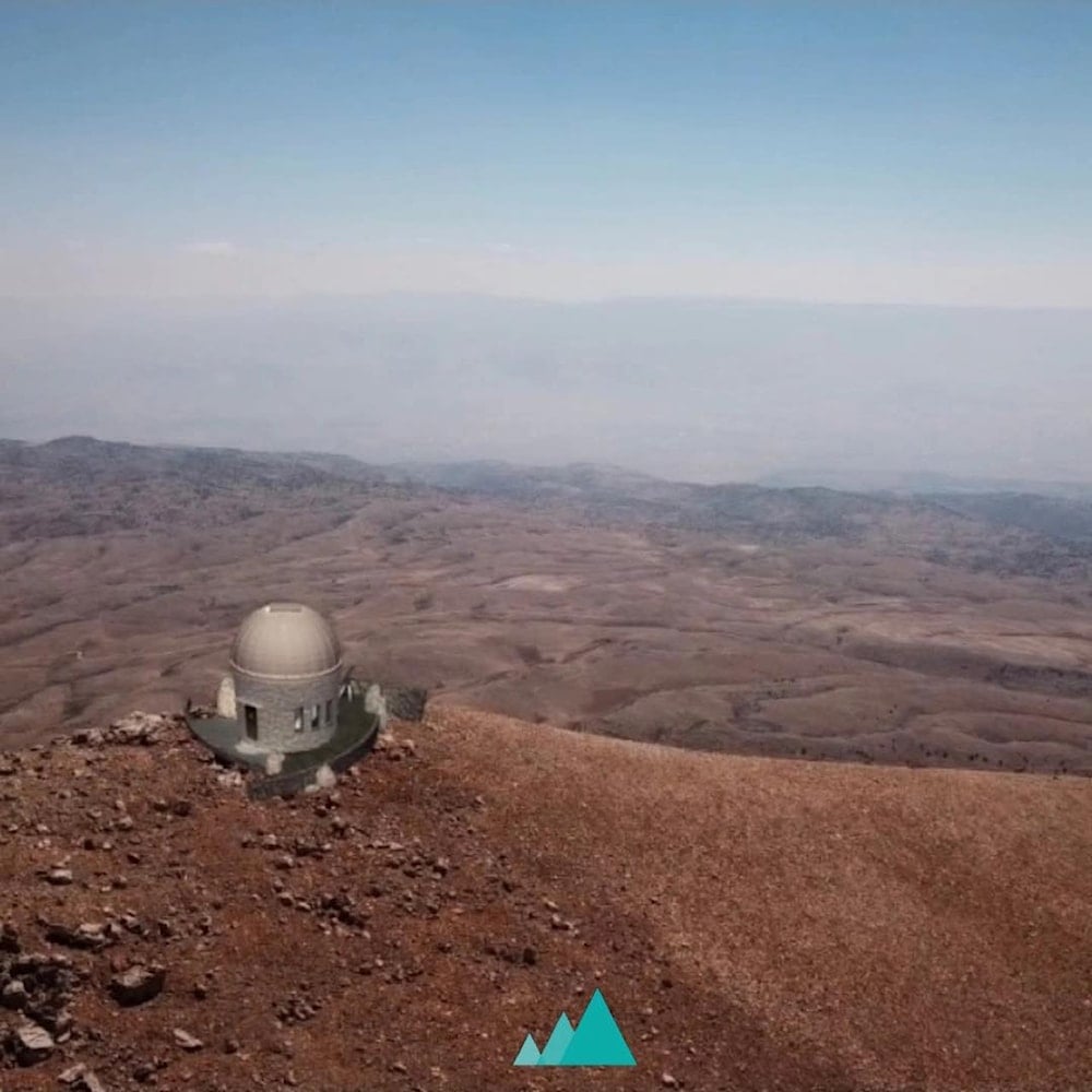 موقع المرصد (من صفحة جبة بشري)