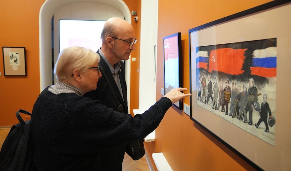 روسيا: افتتاح معرض للرسام الكاريكاتوري الأسطوري بوريس إيفيموف