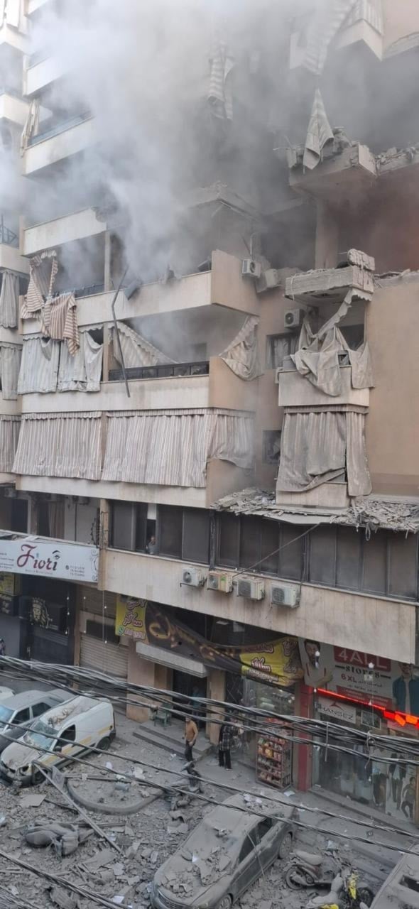 عدوان إسرائيلي على منطقة حارة حريك في الضاحية