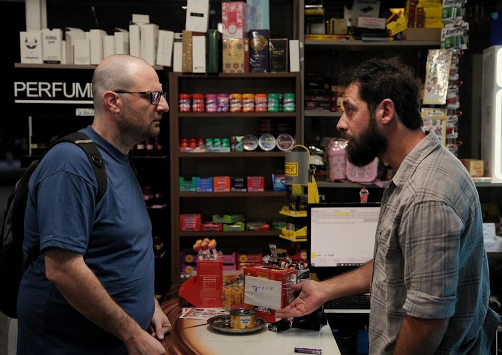 الممثل والمخرج فؤاد يمين مع الممثل إيلي متري