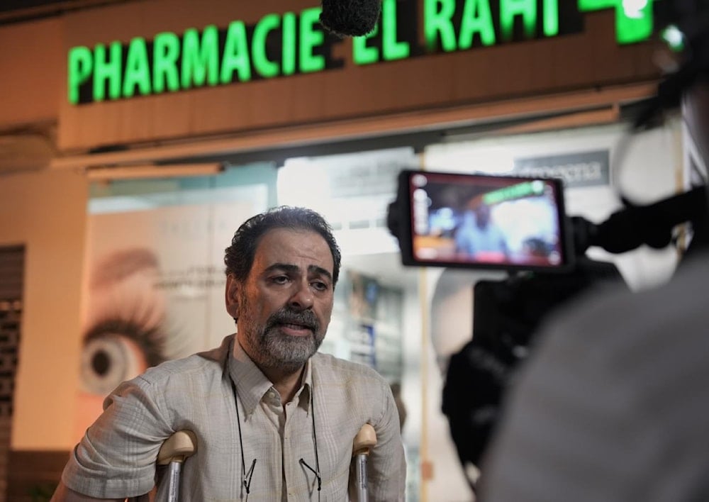 الممثل طلال الجردي خلال التصوير