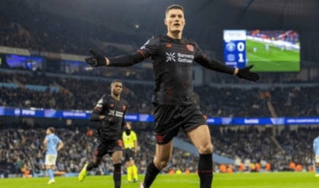 باير ليفركوزن يصعق مانشستر سيتي بثنائية في دوري الأبطال