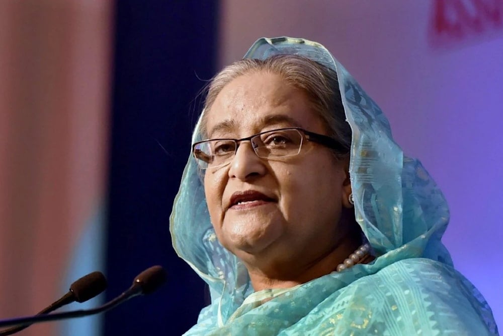 رئيسة الحكومة السابقة في بنغلادش، المحكوم عليها بالإعدام، الشيخة حسينة (أرشيفية - وكالات)