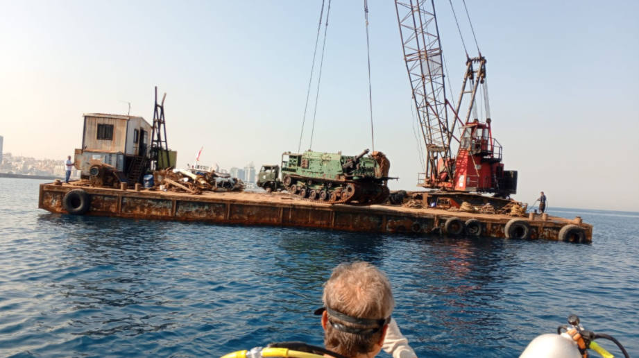 حديقة بحرية قبالة شاطىء بيروت