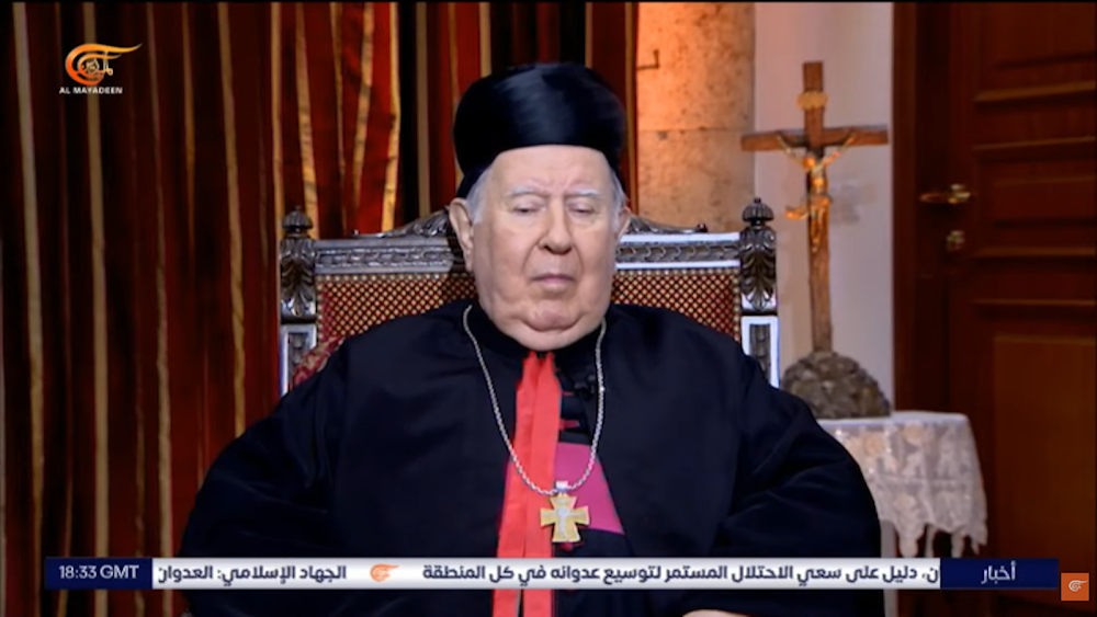 النائب البطريركي العام المطران بولس مطر في مقابلة مع الميادين