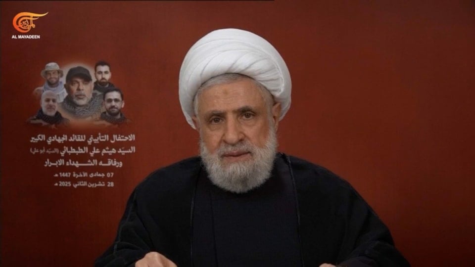 الشيخ قاسم: اغتيال الشهيد الطبطبائي ورفاقه اعتداء سافر ومن حقنا الرد وسنحدد التوقيت لذلك