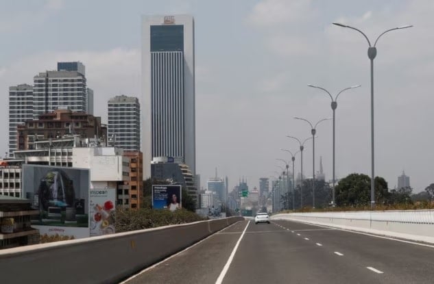 مشهد عام من العاصمة نيروبي في كينيا 2022 (رويترز)