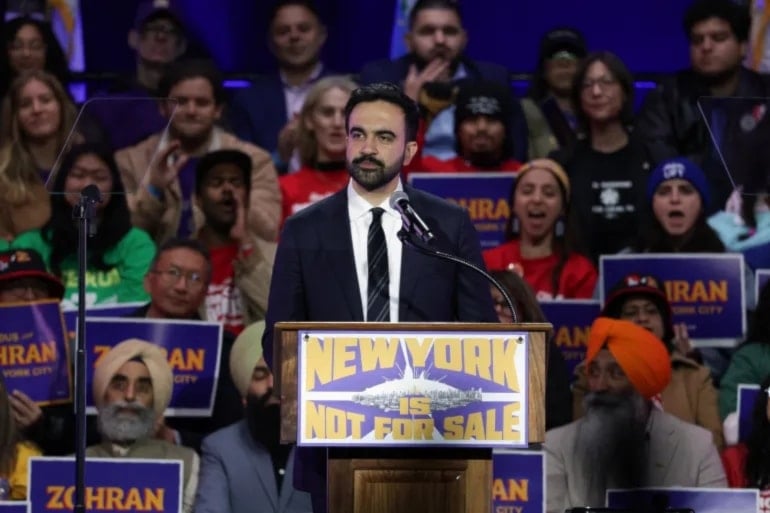 المرشح الديمقراطي لمنصب رئيس بلدية مدينة نيويورك، زهران ممداني