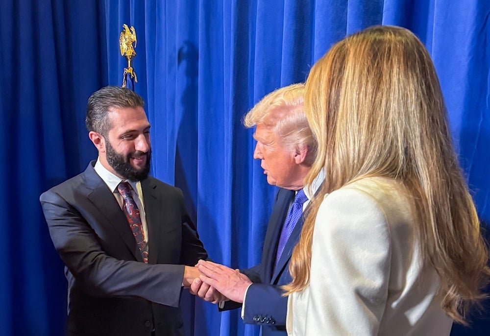 الرئيس الأميركي دونالد ترامب والرئيس السوري أحمد الشرع (أرشيفية)