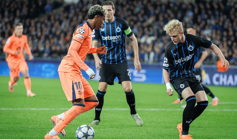 برشلونة ينجو من كلوب بروج ويعود بالتعادل من بلجيكا