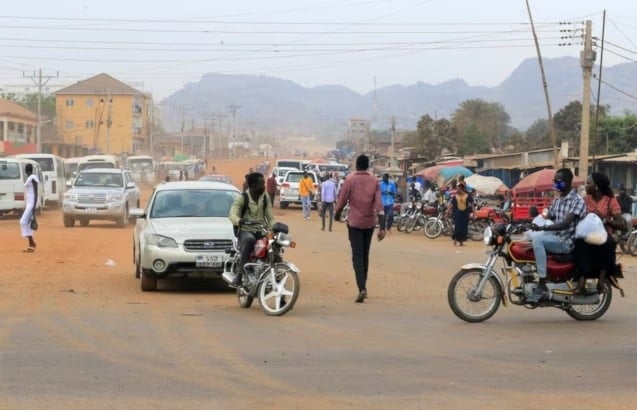 مشهد لأحد شوارع العاصمة جوبا في جنوب السودان 2023 (رويترز)