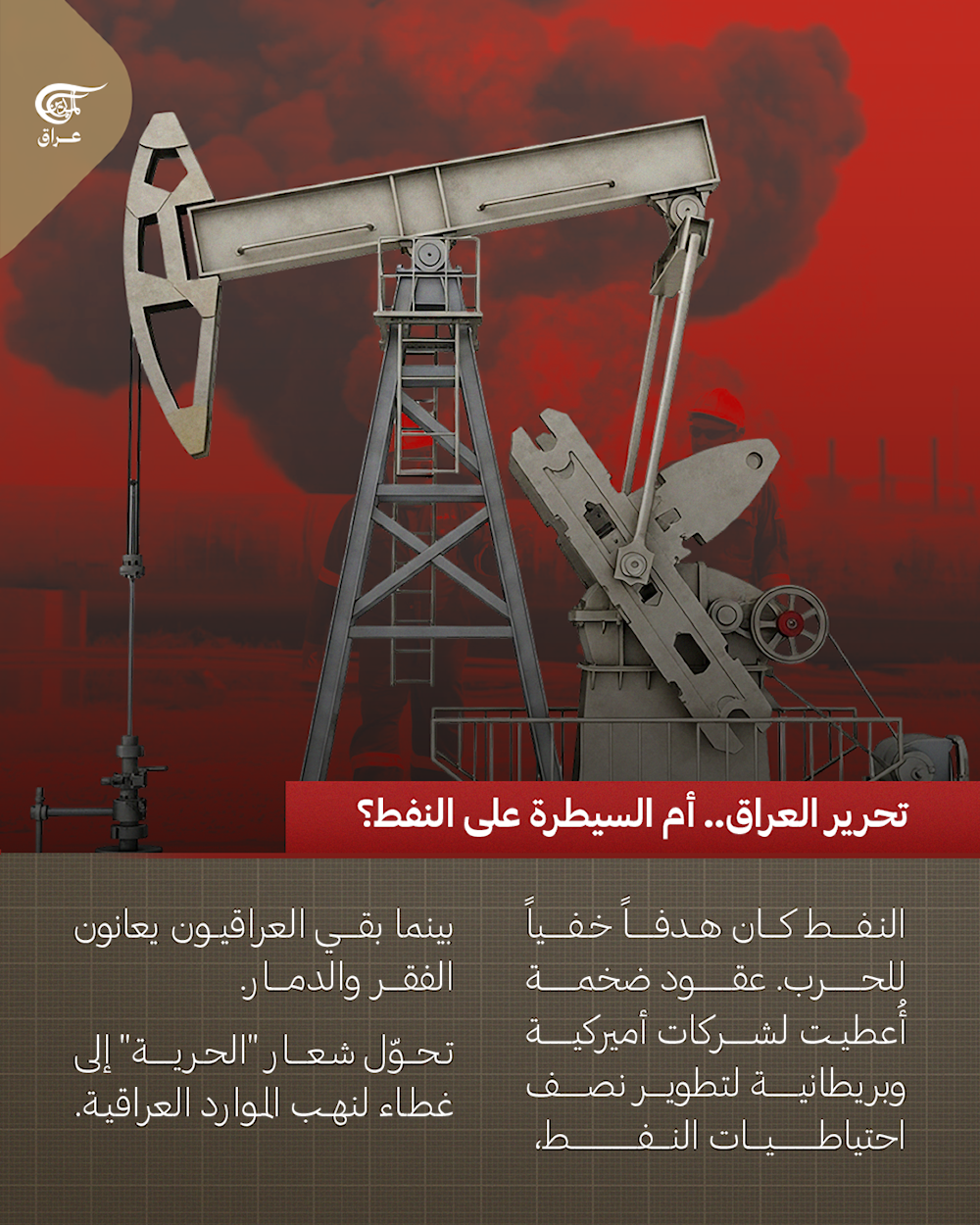 الجزء الأول | من الأنبوب الصغير إلى الكارثة الكبرى: أكاذيب أميركا في #العراق التي دمّرت دولة ونهبت مواردها.  #الميادين_عراق