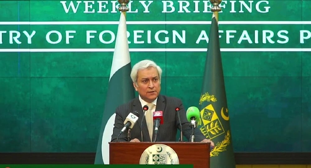 المتحدث باسم وزارة الخارجية الباكستانية، السفير طاهر حسين أندرابي (وكالات)