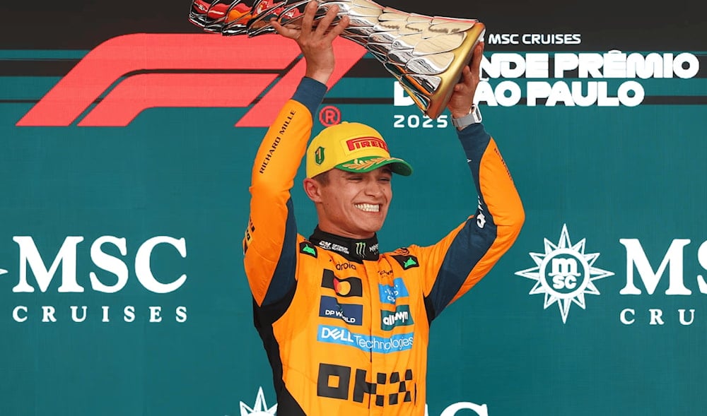 البريطاني لاندو نوريس يتوج بجائزة البرازيل الكبرى