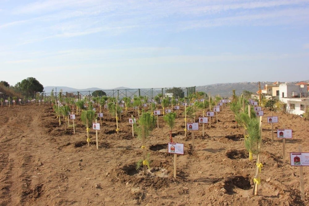 حديقة باسم شهداء الخيام في جنوب لبنان