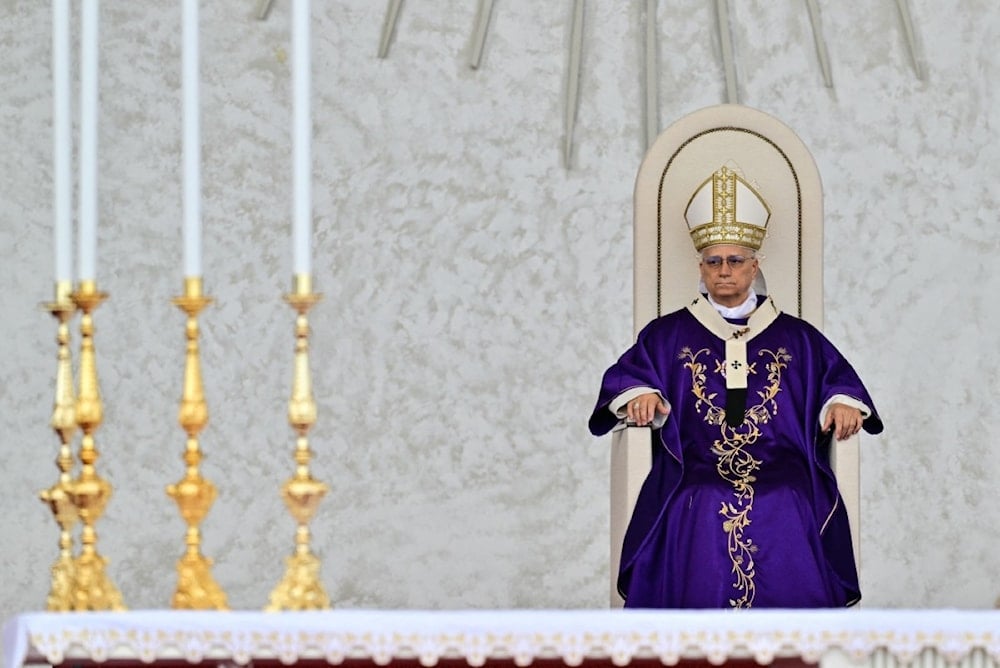 البابا ليو 14 يرأس قداساً في واجهة بيروت البحرية (أ ف ب)