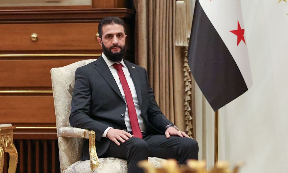  الرئيس السوري أحمد الشرع 