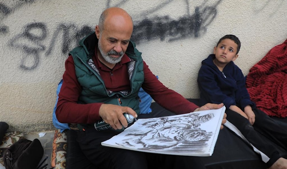 التشكيلي الفلسطيني باسل المقوسي