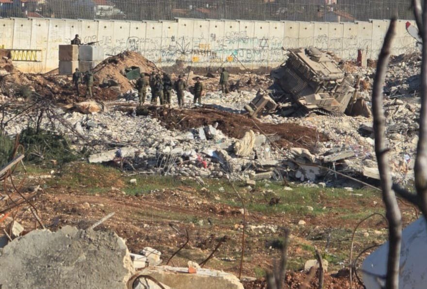 عند الحدود اللبنانية الفلسطينية - كفركلا - جنوب لبنان
