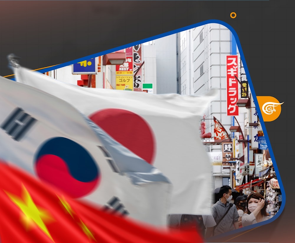 تشكل الدول الثلاث، الصين واليابان وكوريا الجنوبية، معاً، محور التصنيع الشرقي الآسيوي.