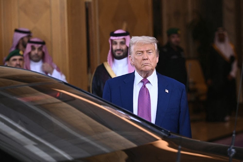 الرئيس الأميركي، دونالد ترامب، في الرياض (أ ف ب)