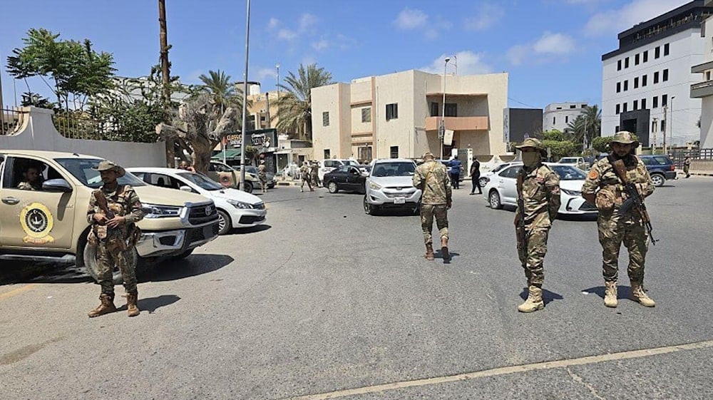 جهاز الاستخبارات العسكرية الليبية قبيل انطلاق عملية عسكرية في العاصمة الليبية طرابلس