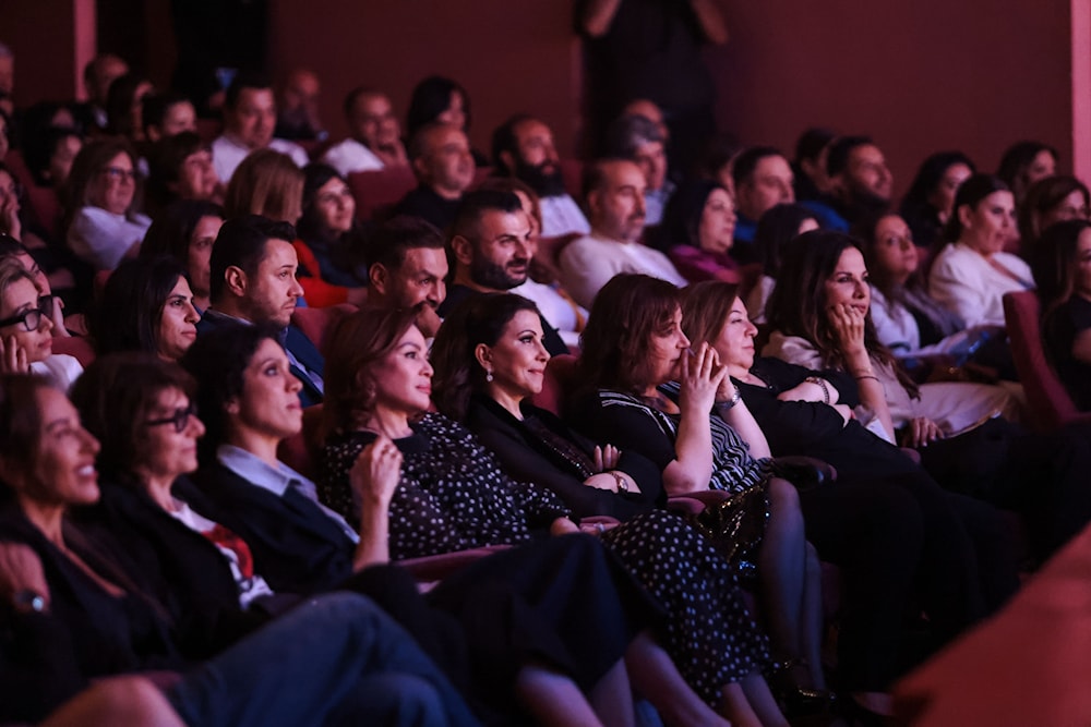 في مقدمة الحضور: ماجدة الرومي، إلهام شاهين، الكاتبة كلوديا مرشليان، وسينثيا كرم