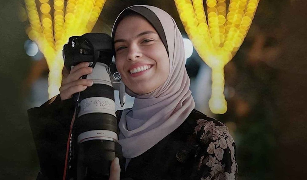 الصحفية الفلسطينية الشهيدة فاطمة حسونة