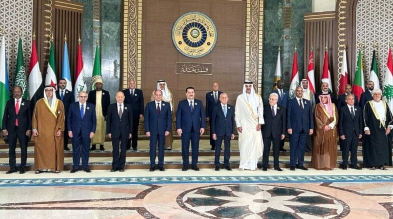 من القمة العربية في بغداد في 17 أيار/مايو 2025 (وكالات)