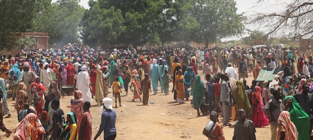 لاجؤون سودانيون في منطقة أدري الحدودية بين تشاد والسودان