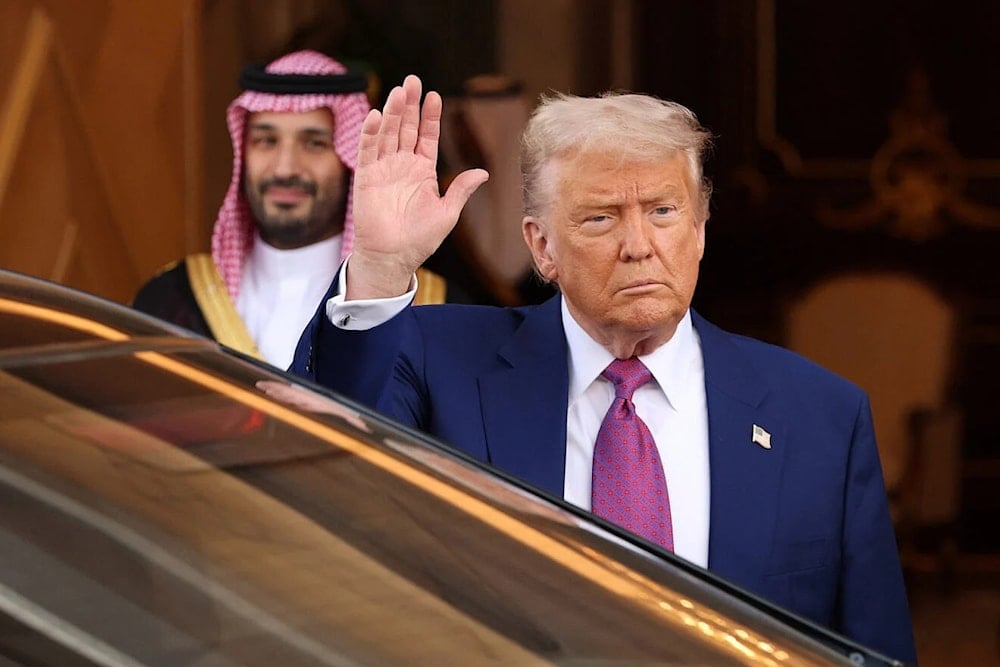 الرئيس الأميركي دونالد ترامب وخلفه نظيره السعودي محمد بن سلمان