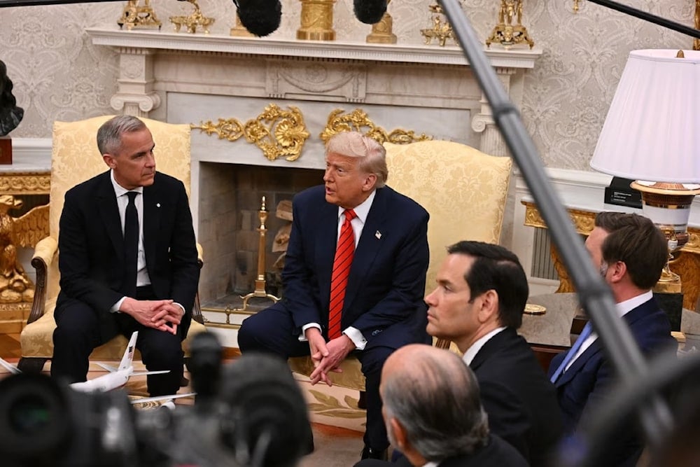 مؤتمر صحافي لترامب يعلن فيه وقف ضرب اليمن