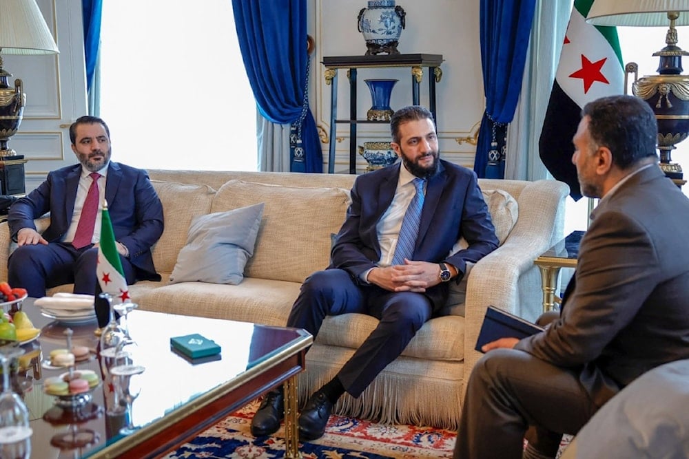 الشرع والشيباني يلتقيان رجل الأعمال السوري فريد المدحان، المعروف باسم 