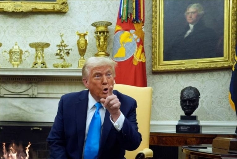 الرئيس الأميركي، دونالد ترامب في البيت الأبيض