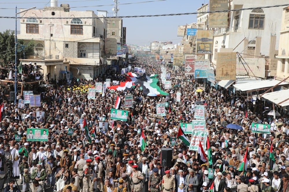 مسيرات حاشدة في محافظة صعدة 