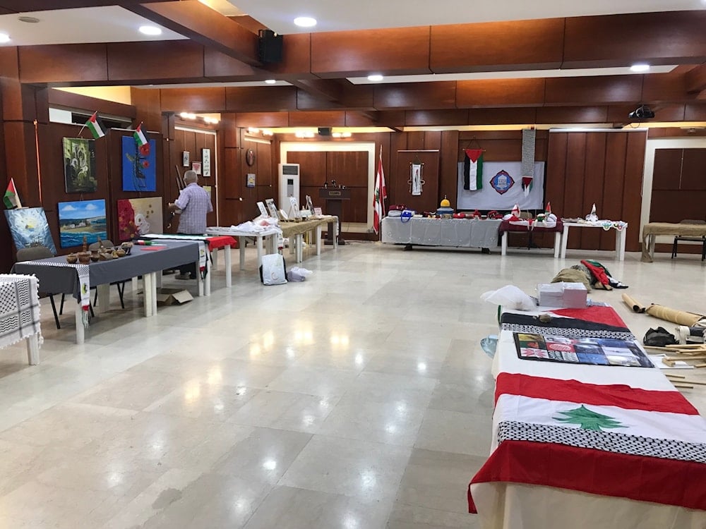 منظر عام من المعرض في طرابلس