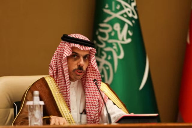 وزير الخارجية السعودي فيصل بن فرحان (رويترز)