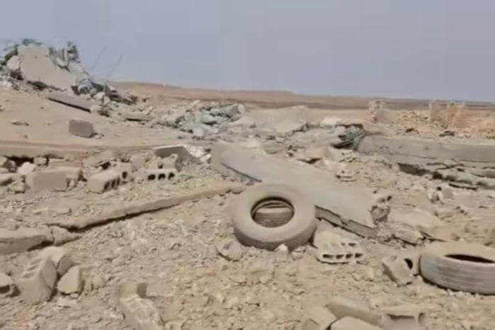 مسجد الشجيري بعد تفجيره (وسائل التواصل)